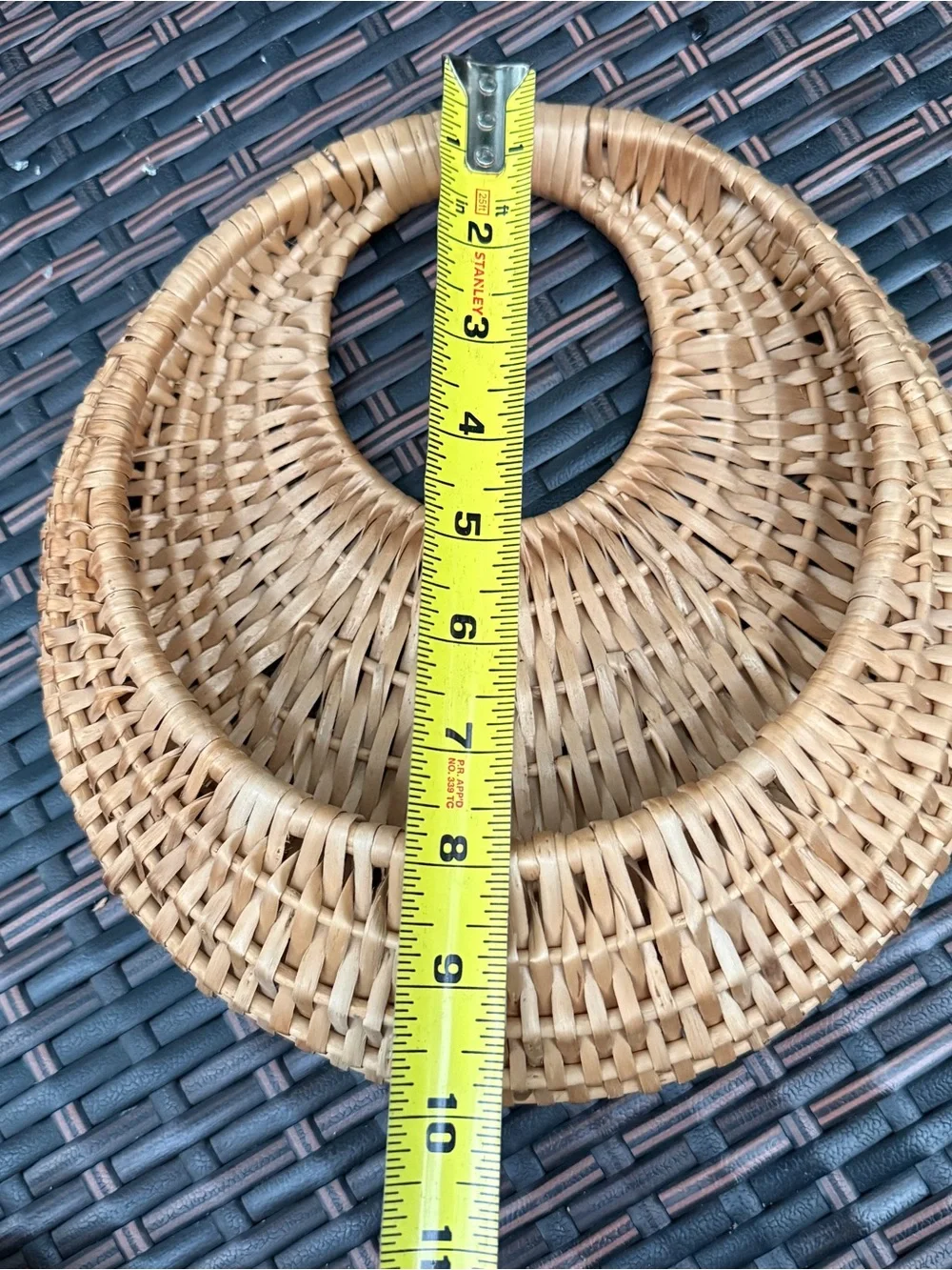 Vintage natural woven